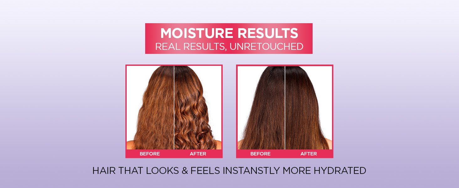 L'Oréal Paris EverPure Sulfate-Free Moisture Shampoo and Conditioner, Education Module Content Before and After